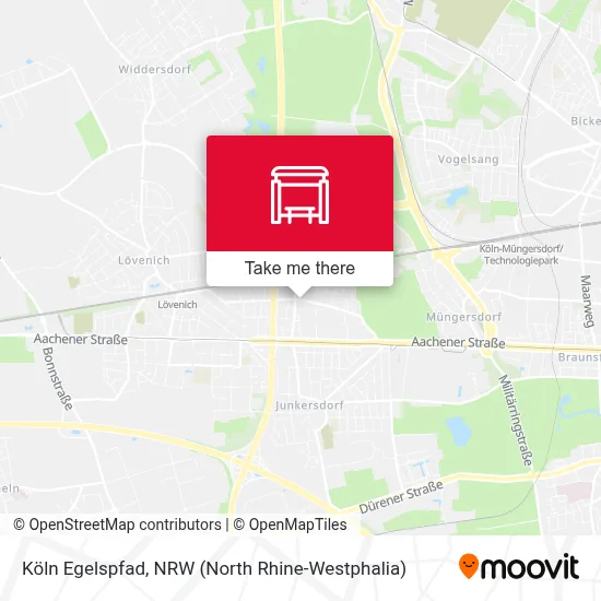 Köln Egelspfad map