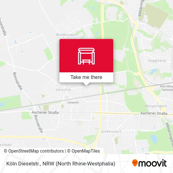 Köln Dieselstr. map
