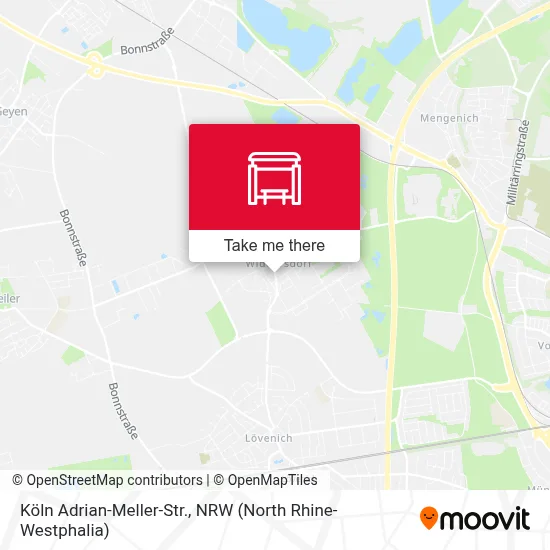 Köln Adrian-Meller-Str. map