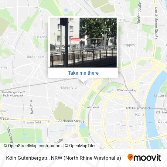 Köln Gutenbergstr. map