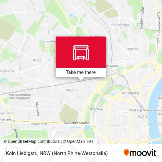 Köln Liebigstr. map