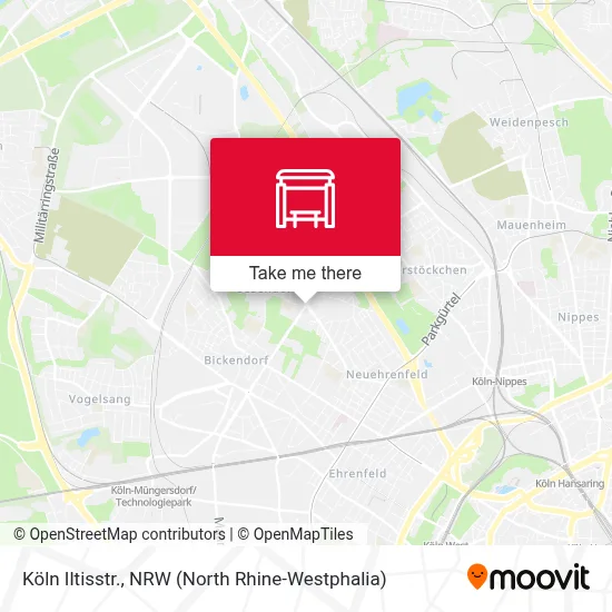Köln Iltisstr. map