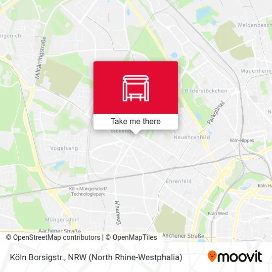 Köln Borsigstr. map