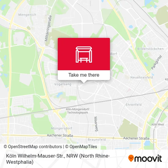 Köln Wilhelm-Mauser-Str. map