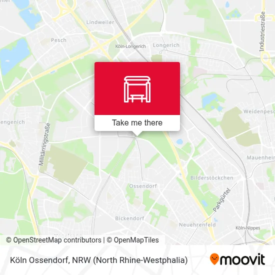 Köln Ossendorf map