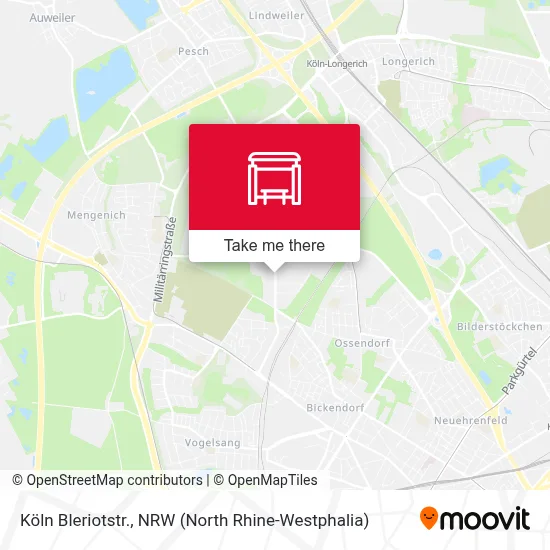 Köln Bleriotstr. map