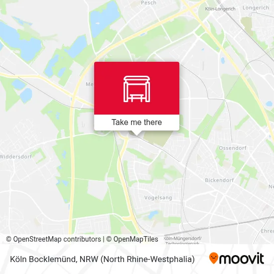 Köln Bocklemünd map