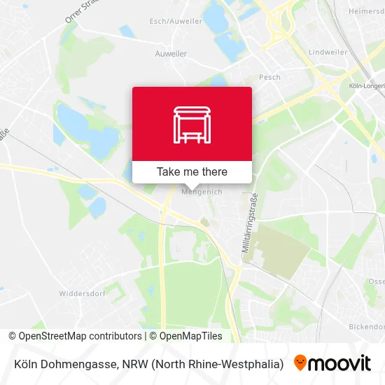 Köln Dohmengasse map