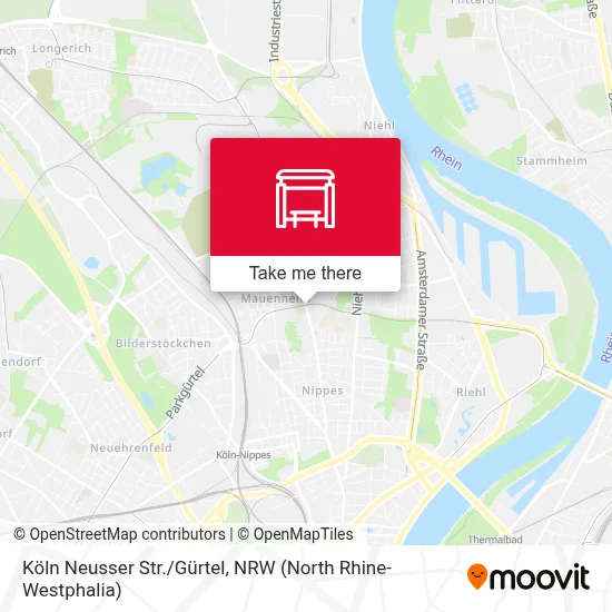 Köln Neusser Str./Gürtel map