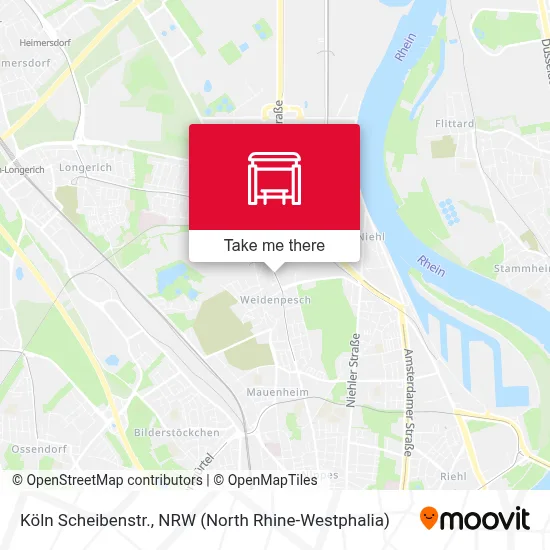 Köln Scheibenstr. map