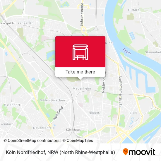 Köln Nordfriedhof map