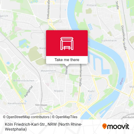 Köln Friedrich-Karl-Str. map