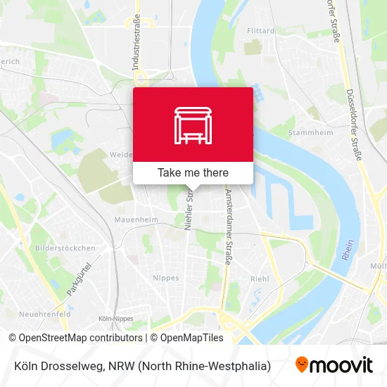 Köln Drosselweg map