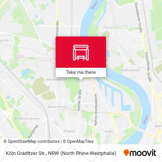 Köln Graditzer Str. map