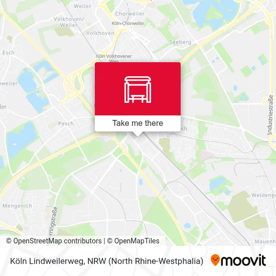 Köln Lindweilerweg map