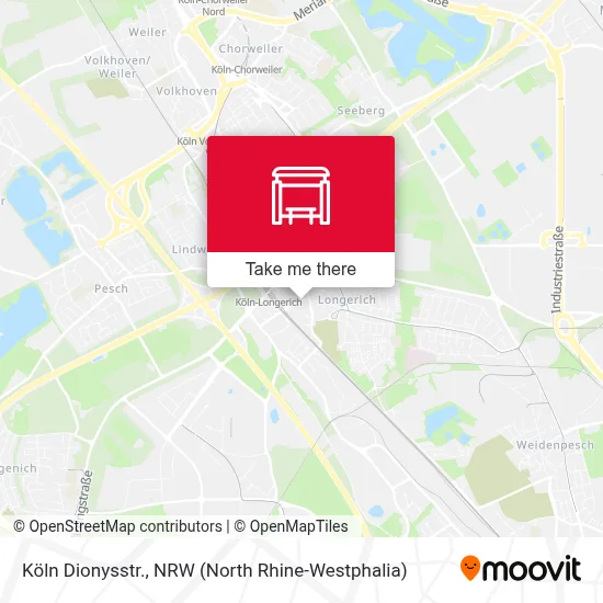 Köln Dionysstr. map