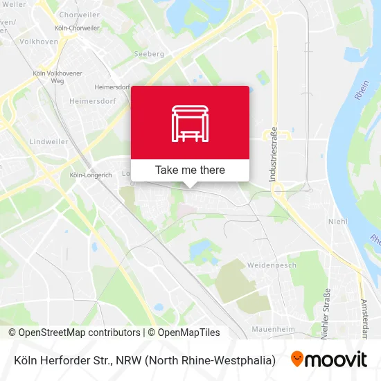 Köln Herforder Str. map