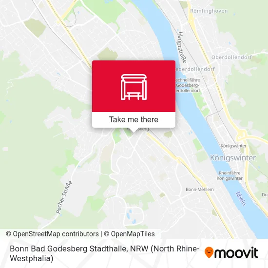 Bonn Bad Godesberg Stadthalle map