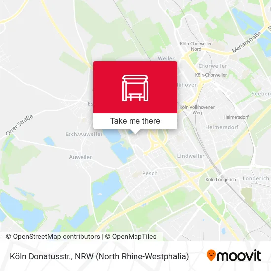 Köln Donatusstr. map