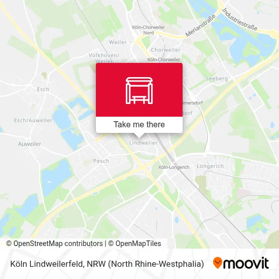 Köln Lindweilerfeld map
