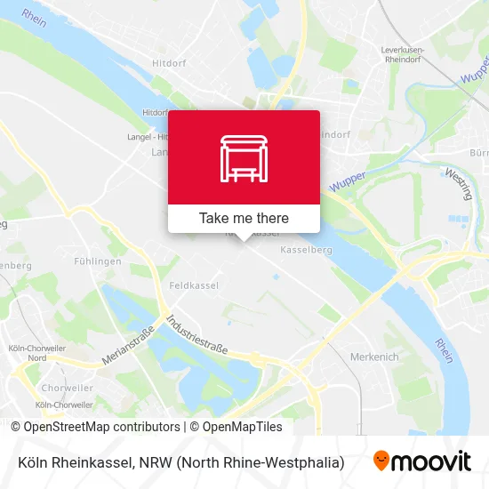 Köln Rheinkassel map
