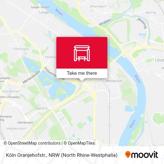 Köln Oranjehofstr. map