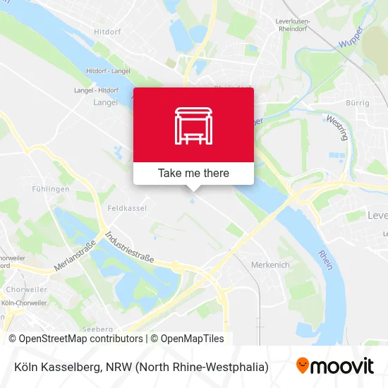 Köln Kasselberg map