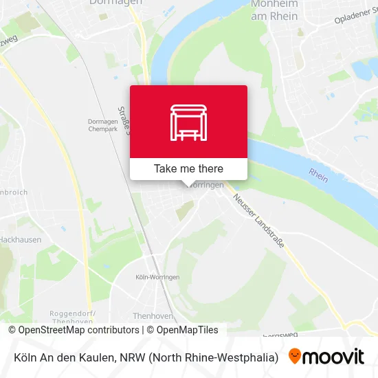 Köln An den Kaulen map