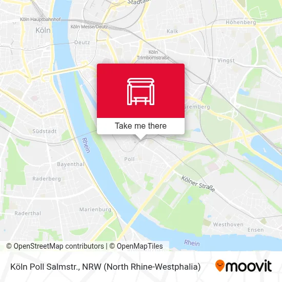 Köln Poll Salmstr. map