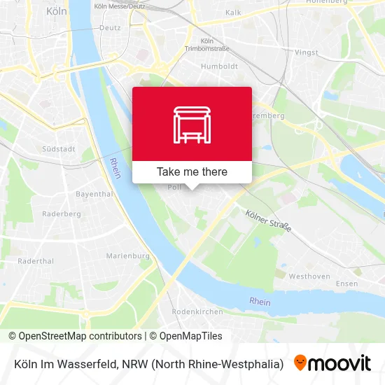 Köln Im Wasserfeld map