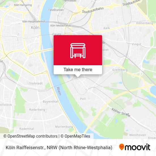 Köln Raiffeisenstr. map