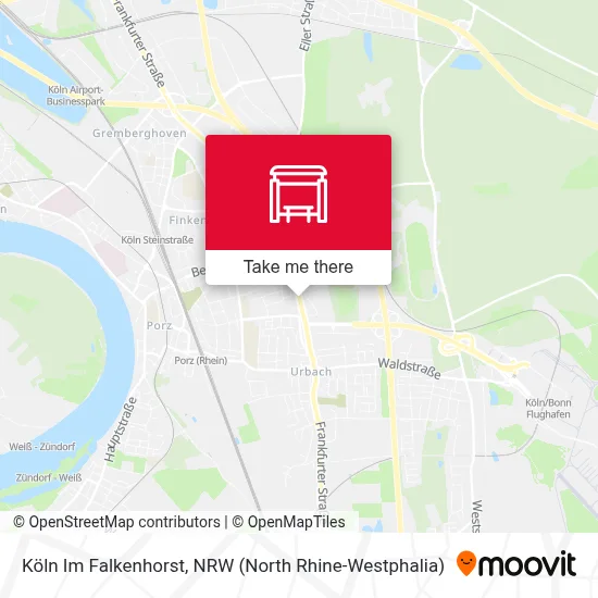 Köln Im Falkenhorst map