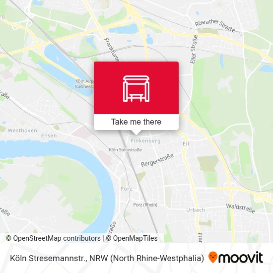 Köln Stresemannstr. map