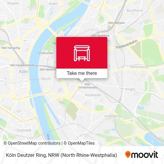 Köln Deutzer Ring map
