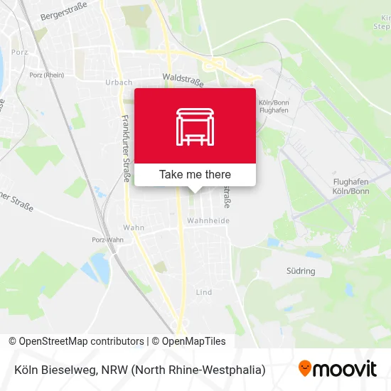 Köln Bieselweg map