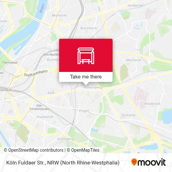 Köln Fuldaer Str. map