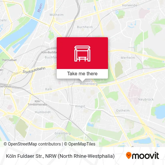 Köln Fuldaer Str. map