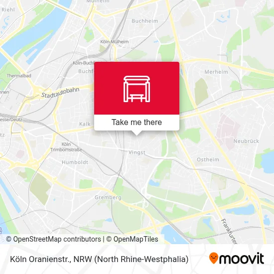 Köln Oranienstr. map