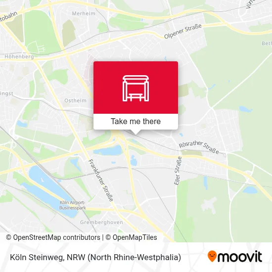 Köln Steinweg map