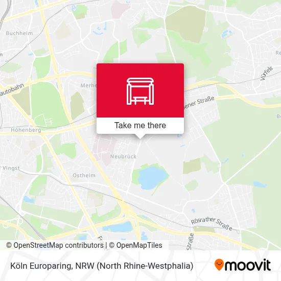 Köln Europaring map