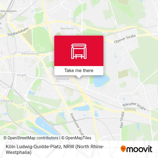 Köln Ludwig-Quidde-Platz map