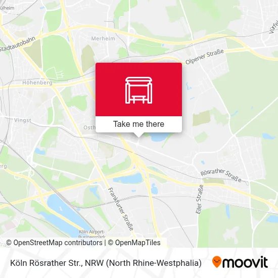 Köln Rösrather Str. map