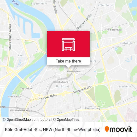 Köln Graf-Adolf-Str. map