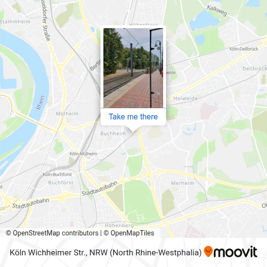 Köln Wichheimer Str. map