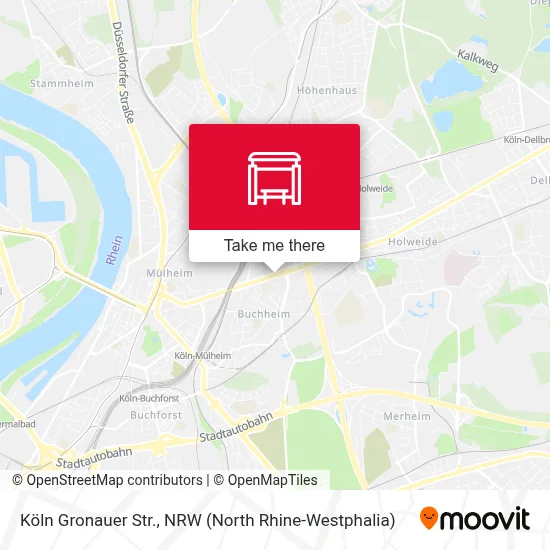 Köln Gronauer Str. map