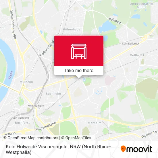 Köln Holweide Vischeringstr. map