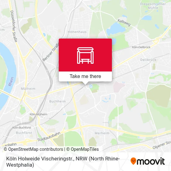 Köln Holweide Vischeringstr. map