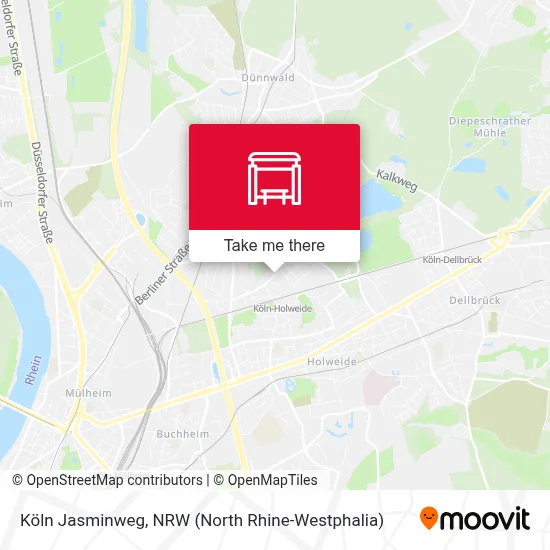 Köln Jasminweg map