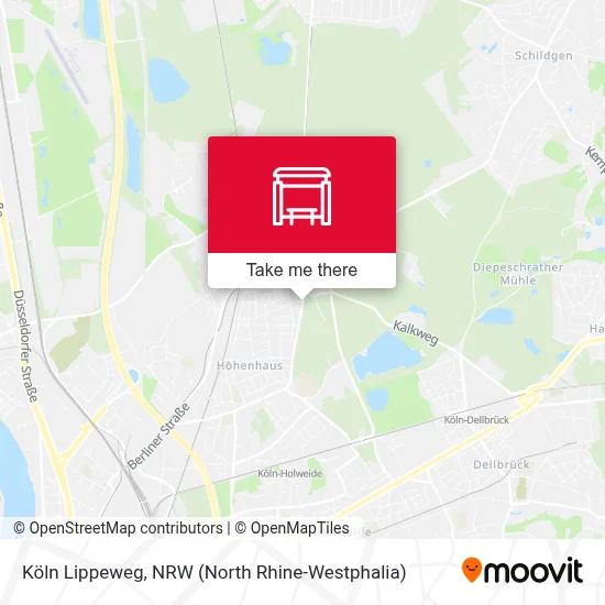 Köln Lippeweg map