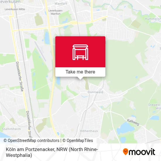Köln am Portzenacker map